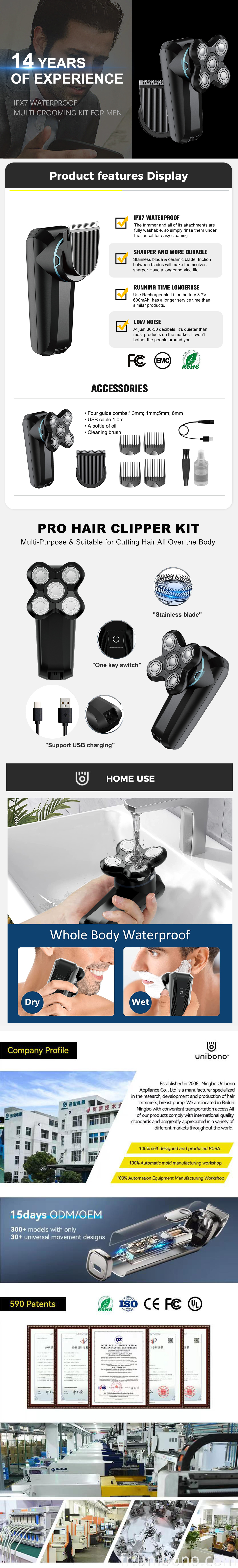 Unibono Portable electric mens shavers